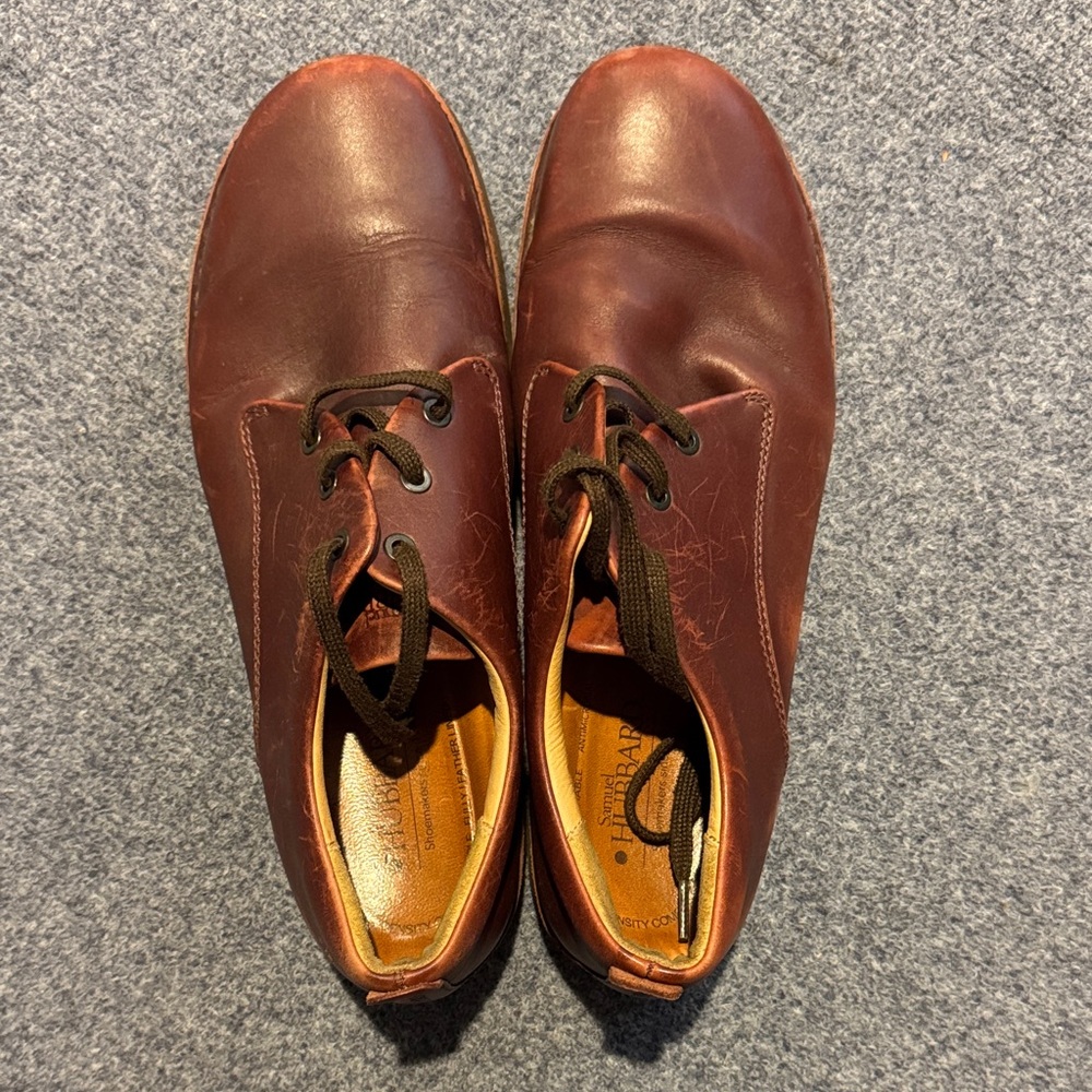 Men's Brown Leather Oxfords